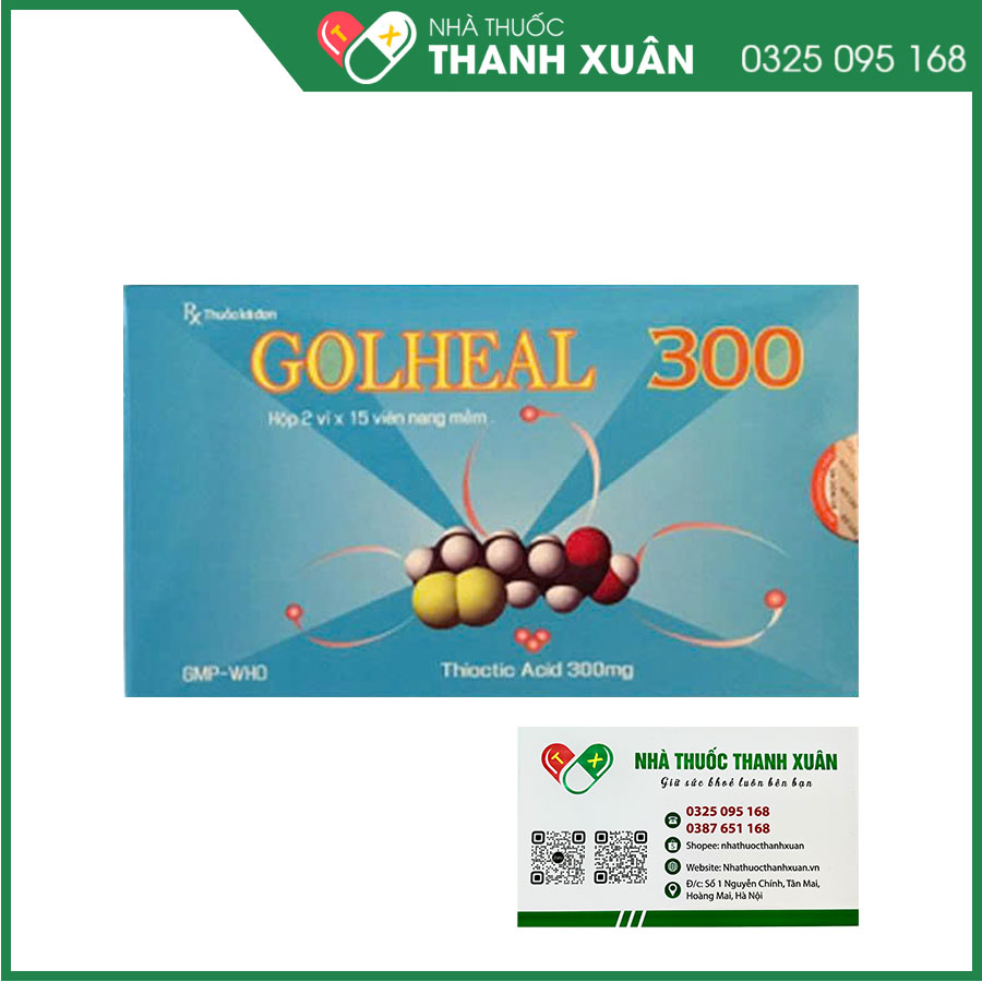 Golheal 300 điều trị các rối loạn cảm giác do bệnh thần kinh đái tháo đường